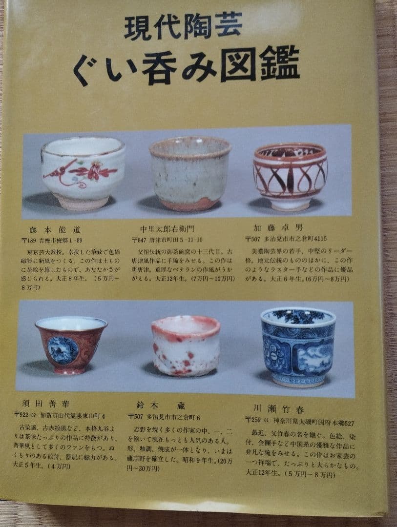 益子焼巨匠　村田元　ぐい呑