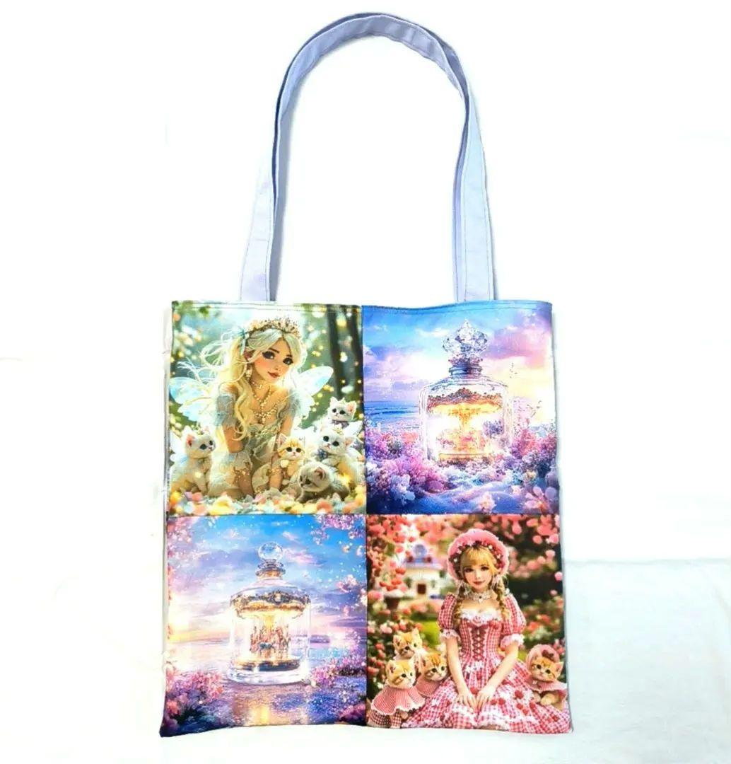 パニャ様】ハンドメイドオーダー★バッグ&クッションカバー　3点