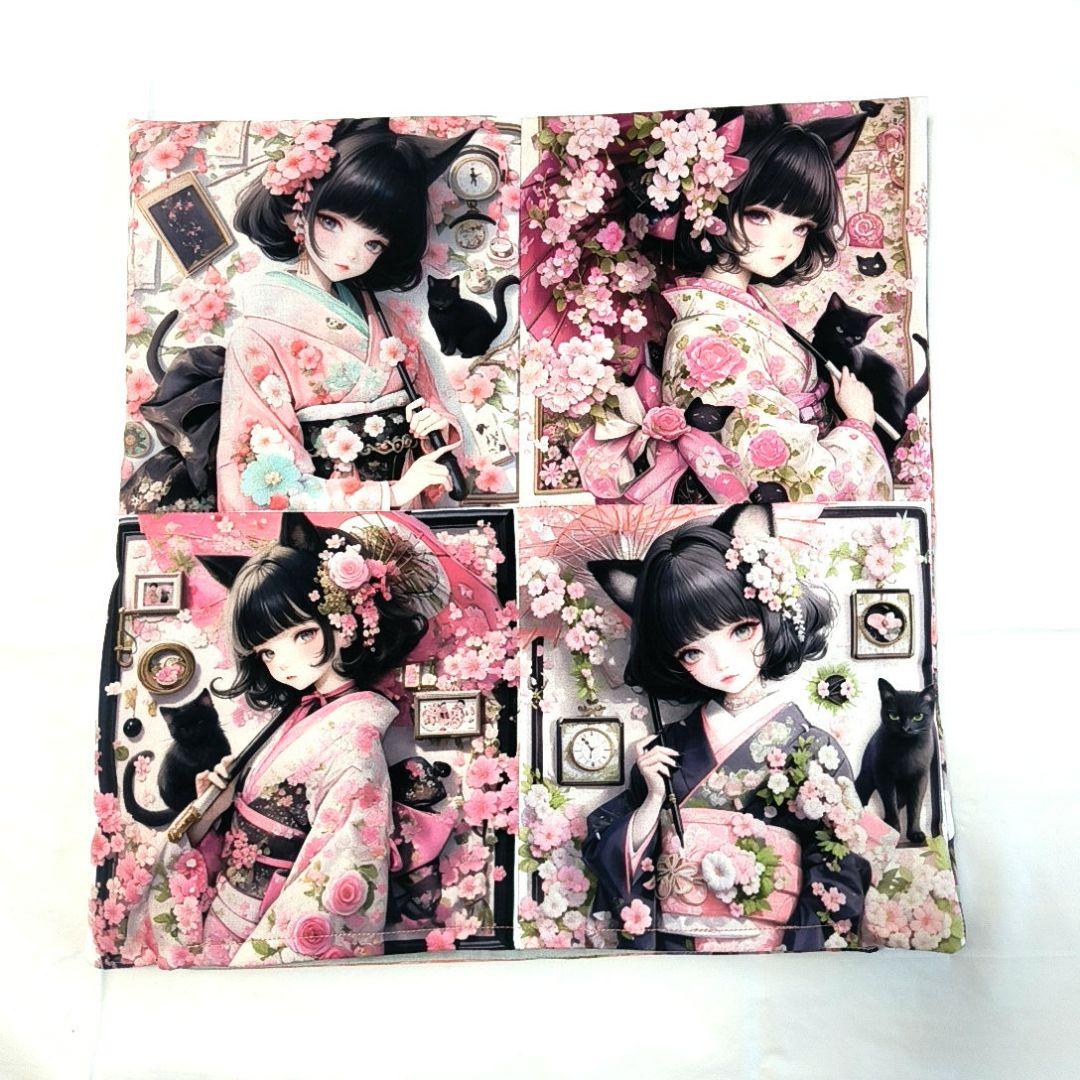 パニャ様】ハンドメイドオーダー★バッグ&クッションカバー　3点