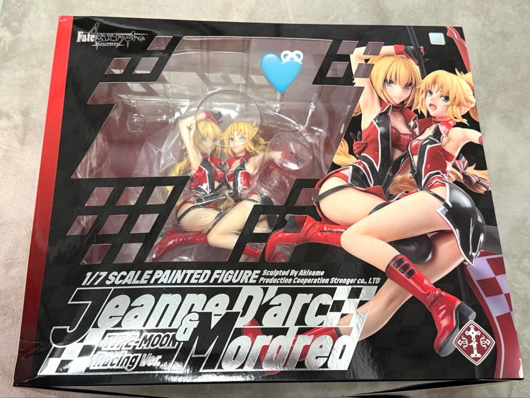 Fate Apocrypha ジャンヌ＆モードレッド レーシング フィギュア