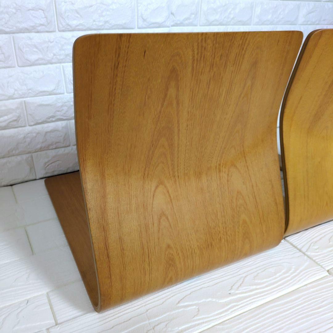 ◎美品◎　天童木工　曲げ椅子　座椅子　2脚セット