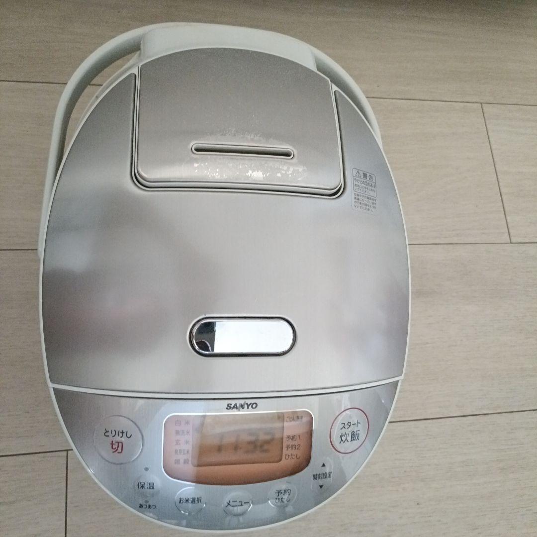SANYO 圧力IHジャー炊飯器おどり炊き 5.5合 ECJ-LG10 中古