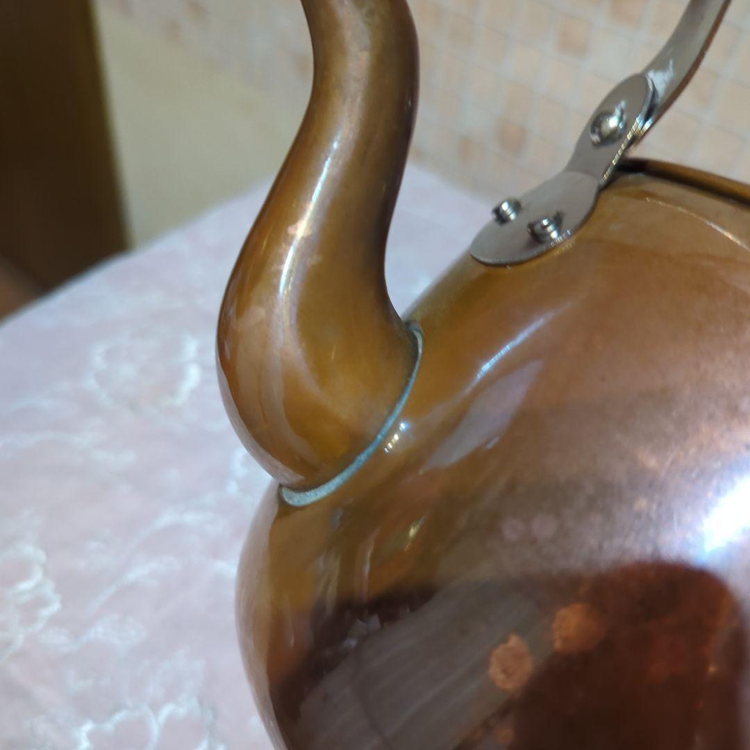 ✧ぽむ様価格です✧銅製やかん ケトル木製ハンドルとツマミ