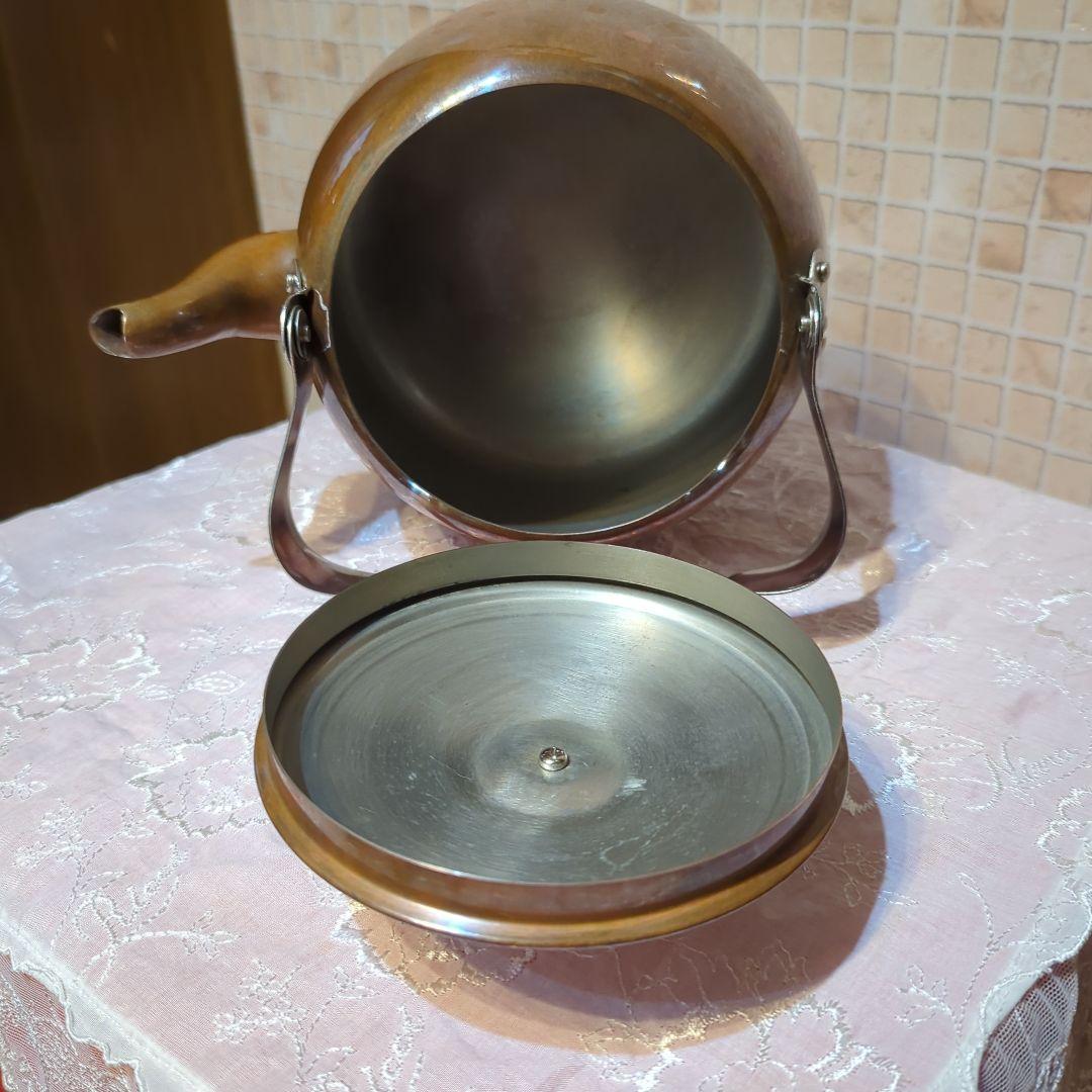 ✧ぽむ様価格です✧銅製やかん ケトル木製ハンドルとツマミ