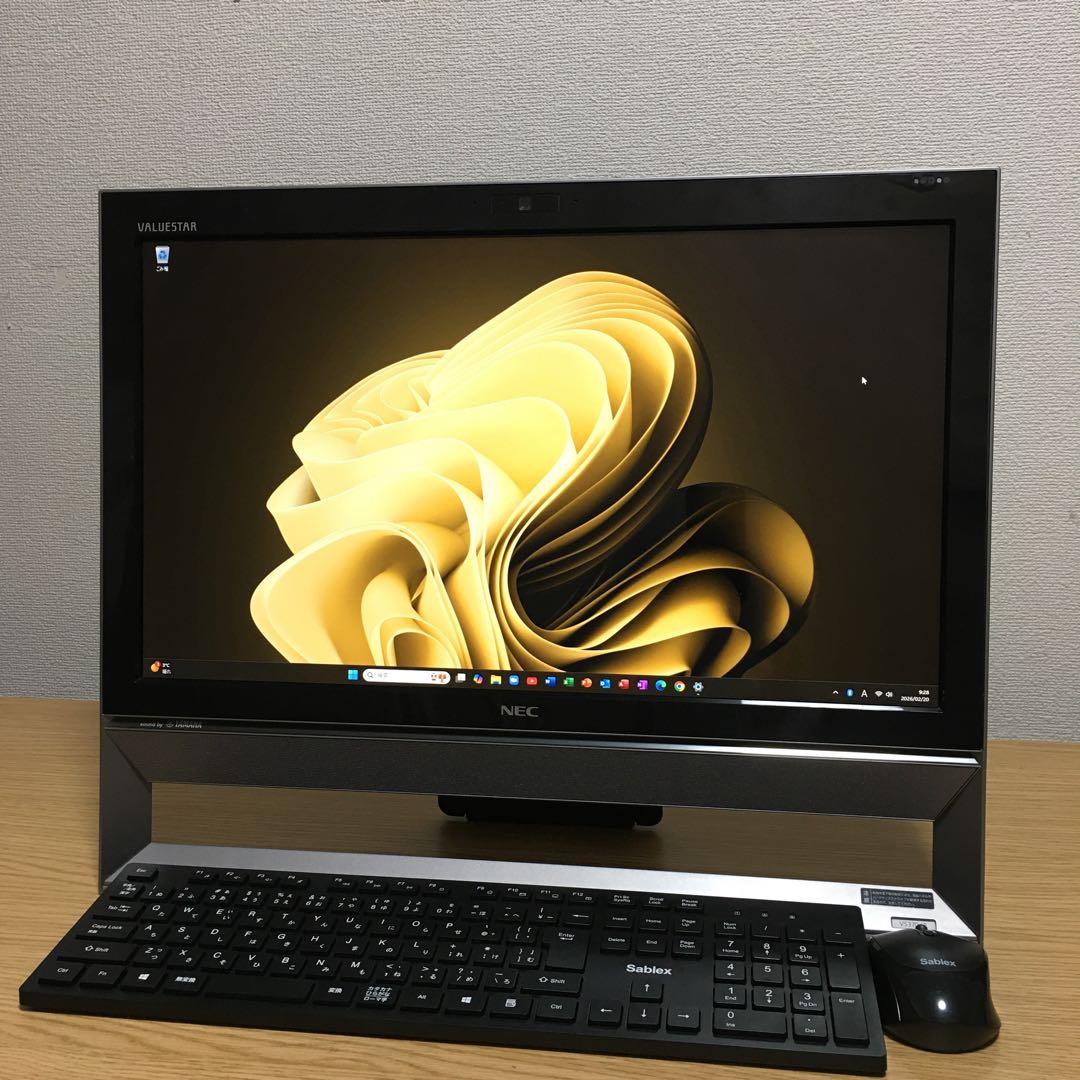NEC VALUESTAR Win11 21.5' 一体型 デスクトップPC