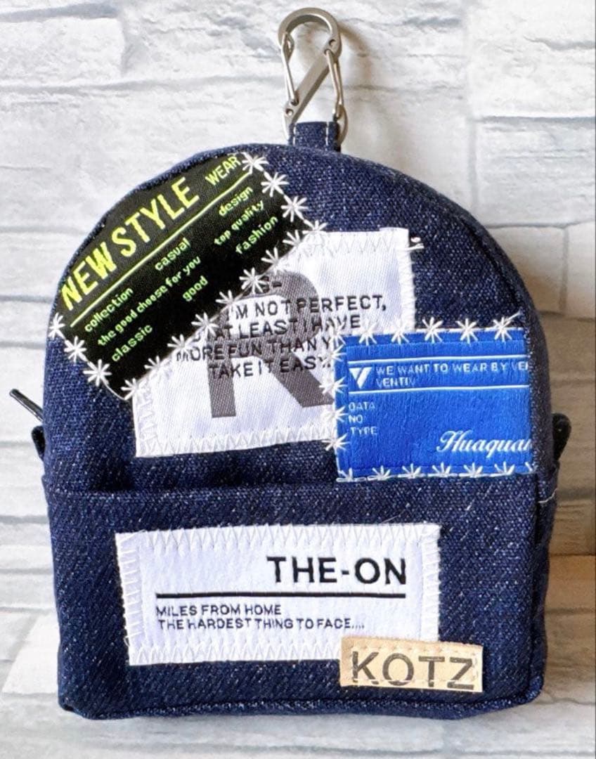 専用　ハンドメイド　キリン型　バッグ　刺繍　猫　イルカ　ミニリュック型ポーチ