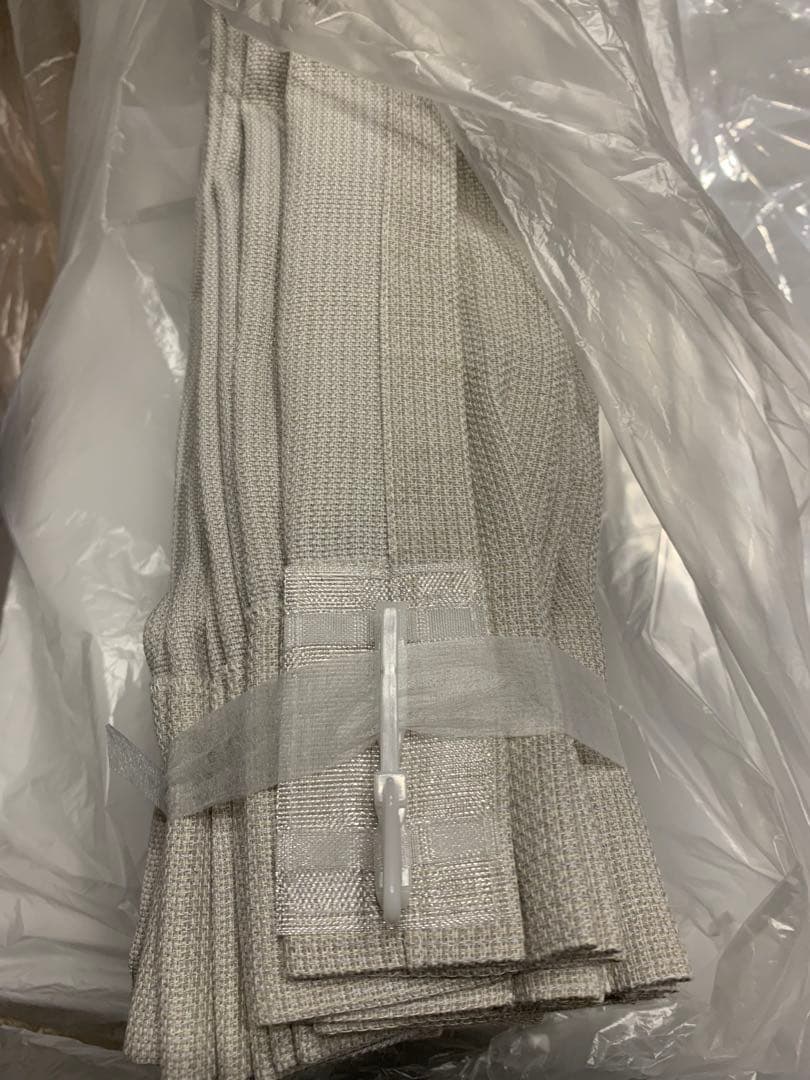 カーテン　オーダーメイドカーテン　遮光　断熱 節電効果 減音 ベージュ　フック