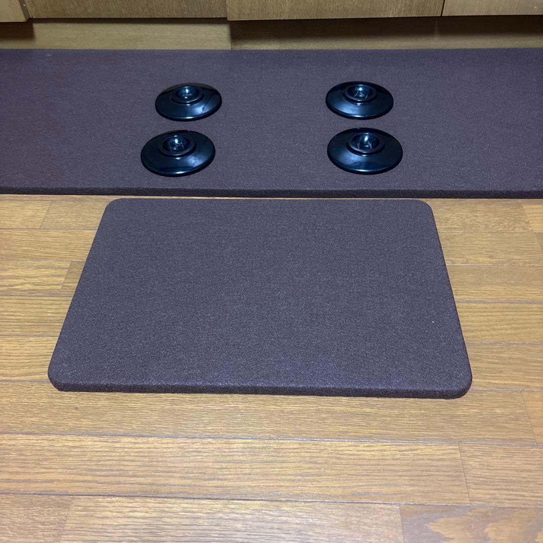 アップライトピアノ用　吉澤　断熱防音フラットボード60 インシュレーター付き