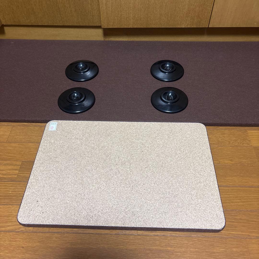 アップライトピアノ用　吉澤　断熱防音フラットボード60 インシュレーター付き