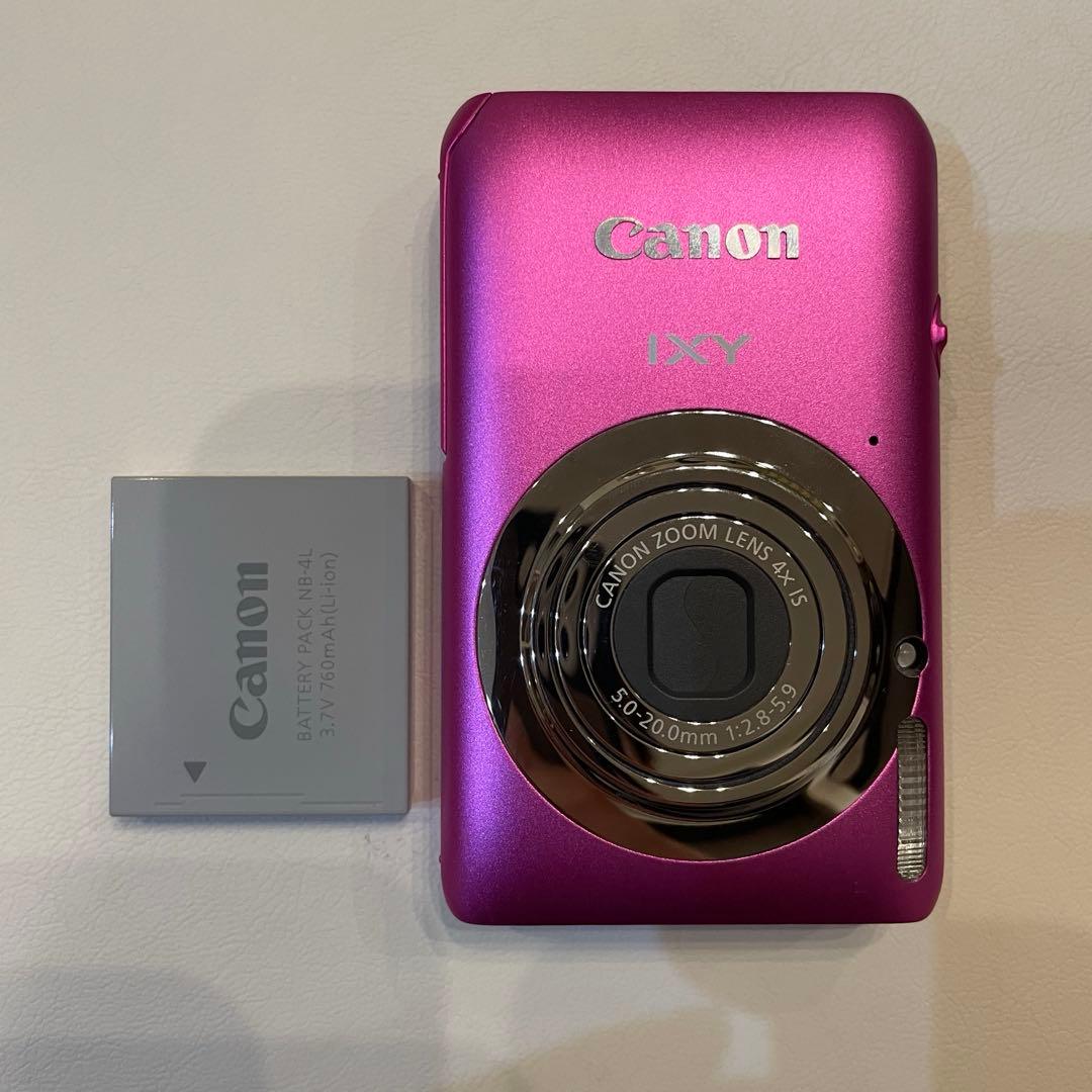 【美品】Canon IXY 210F カメラ コンパクト 軽量 ピンク デジカメ