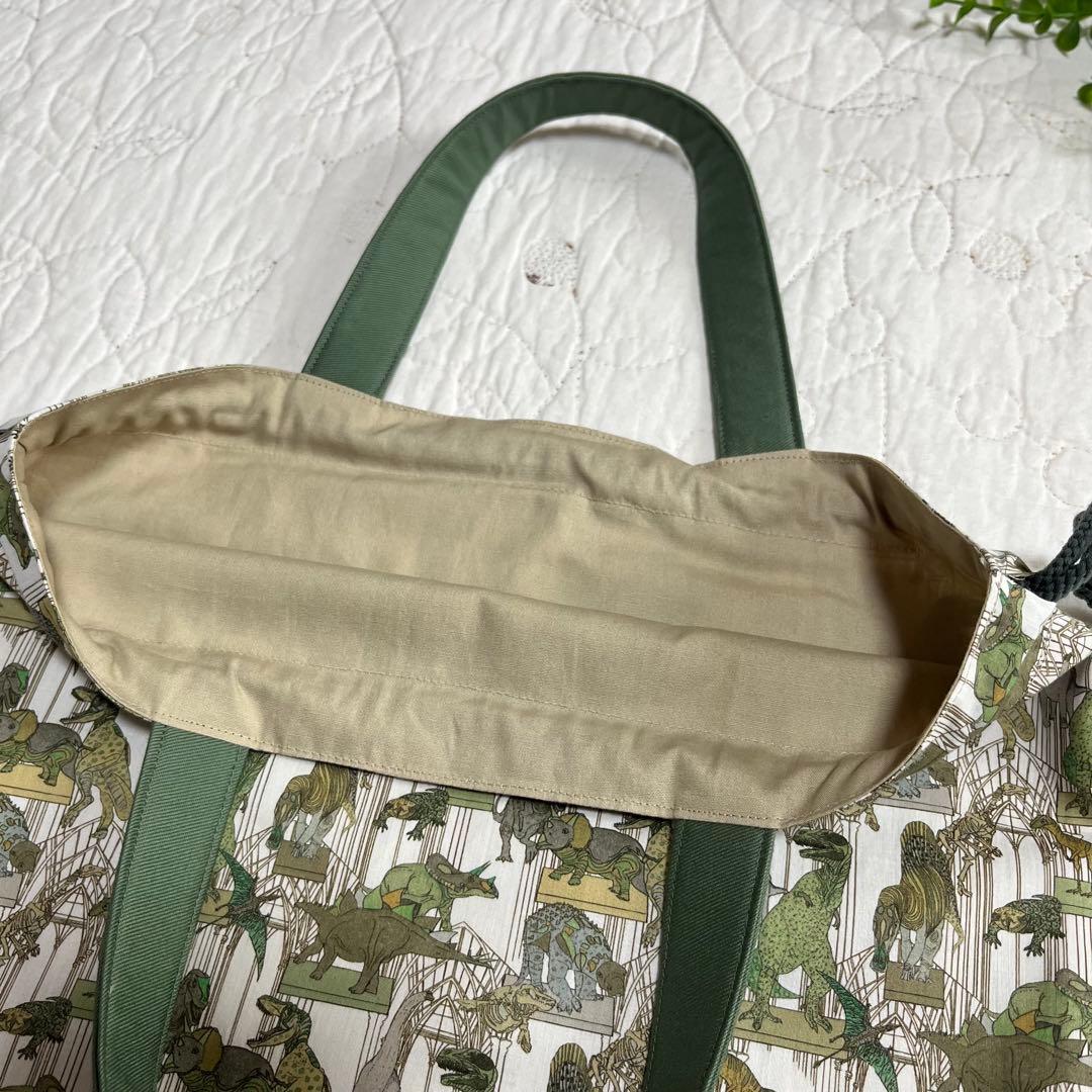 手提げ袋　体操服入れ　上靴袋　3点　リバティ　クラウスロアーズアンドダイナソーズ