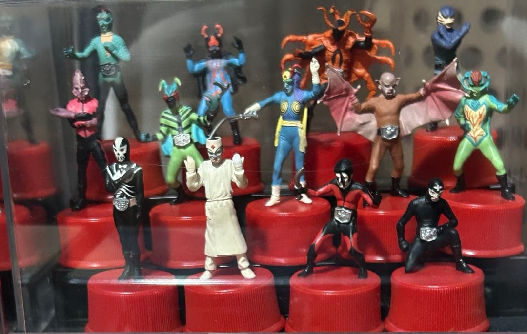 仮面ライダー ボトルキャップ 53個 ケース付き