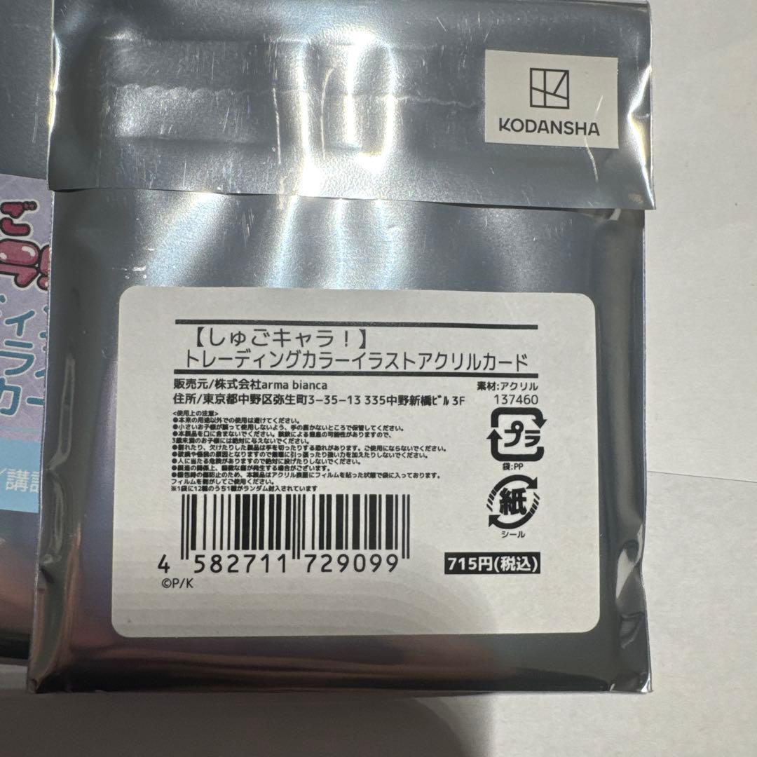 しごキャラトレーディングカラーイラスト アクリルカード 未開封 12パックセット