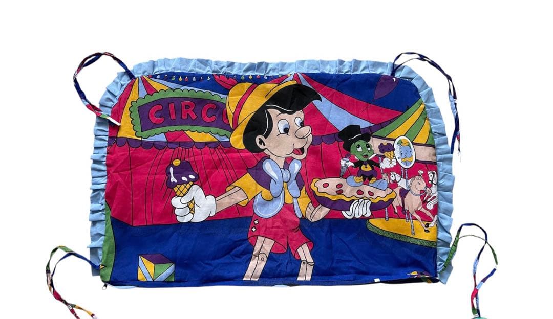 ヴィンテージ　枕カバー　生地　リメイク