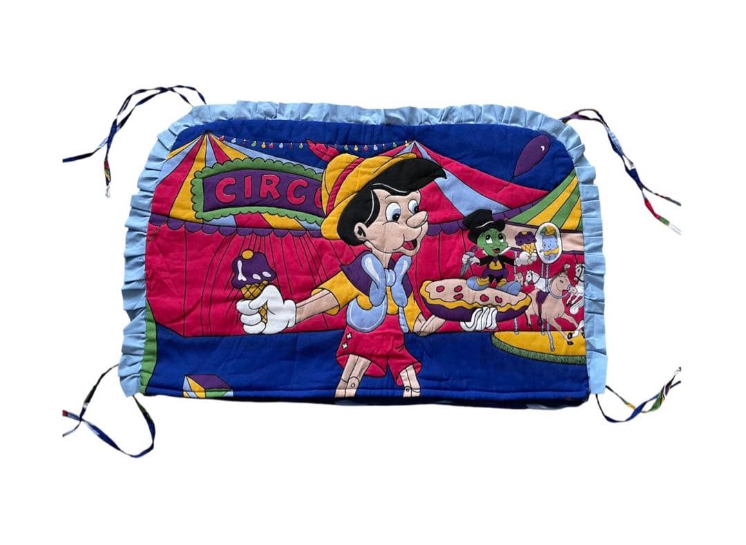 ヴィンテージ　枕カバー　生地　リメイク