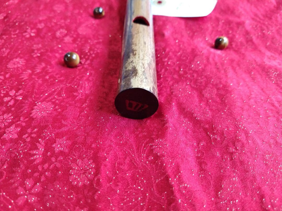 78 吹きやすさ抜群　和笛 眞笛 竹笛 古典調七穴四本調子 根岸篠笛工房