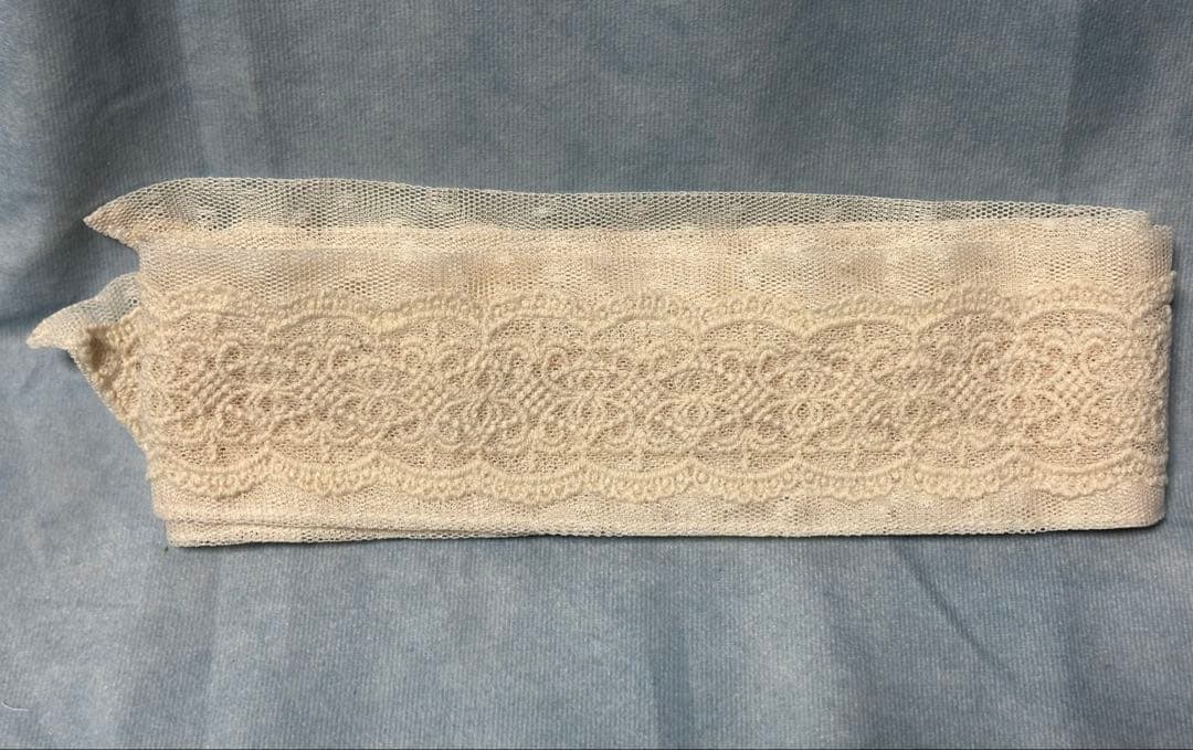 ほぼ新品、axes femme、ドットチュールエプロン、生成