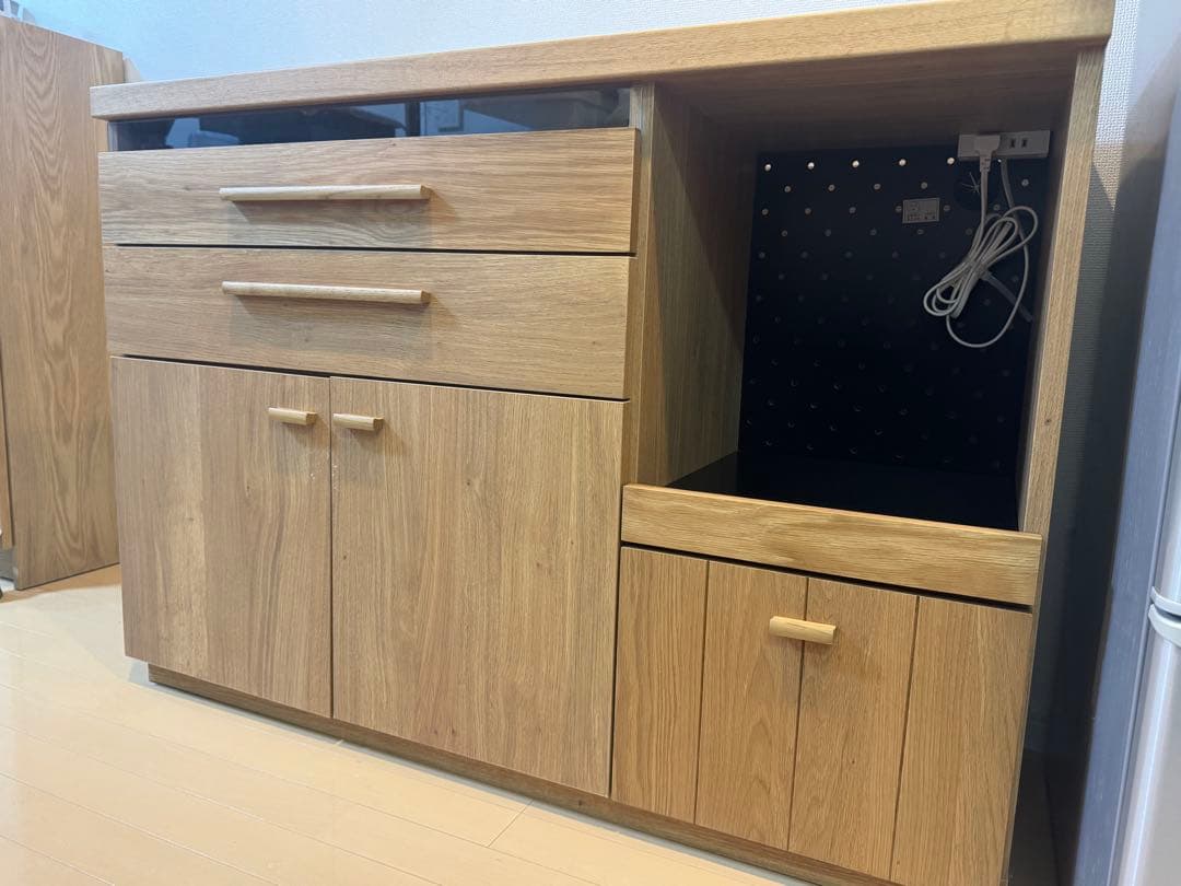 【11/20まで引越セール】pecha! 　キッチン収納棚120cm東馬