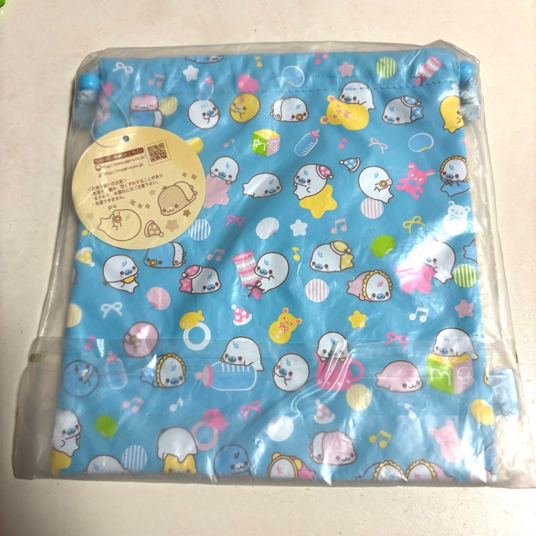 まめゴマ 赤ちゃん san-x 平成レトロ レア 希少 巾着 ポーチ アザラシ