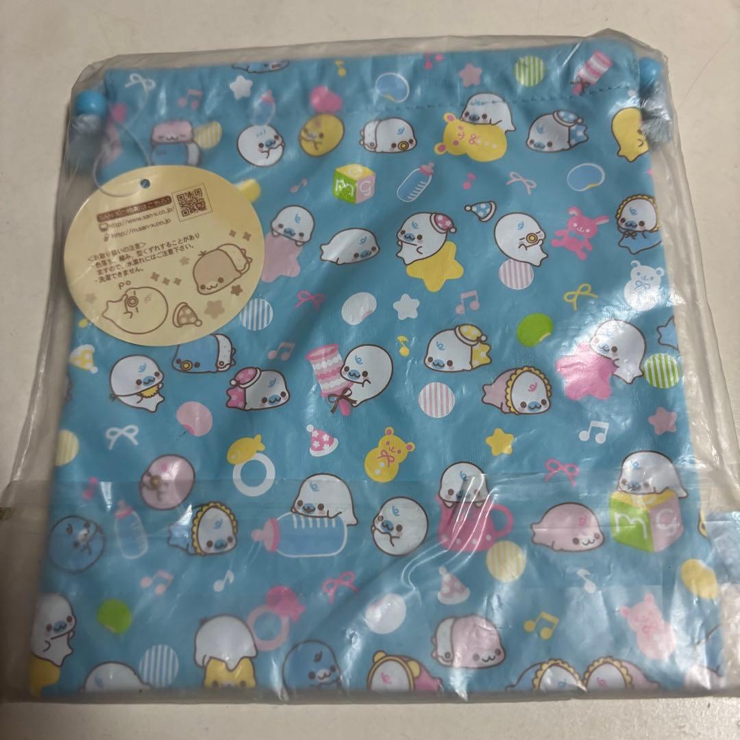まめゴマ 赤ちゃん san-x 平成レトロ レア 希少 巾着 ポーチ アザラシ