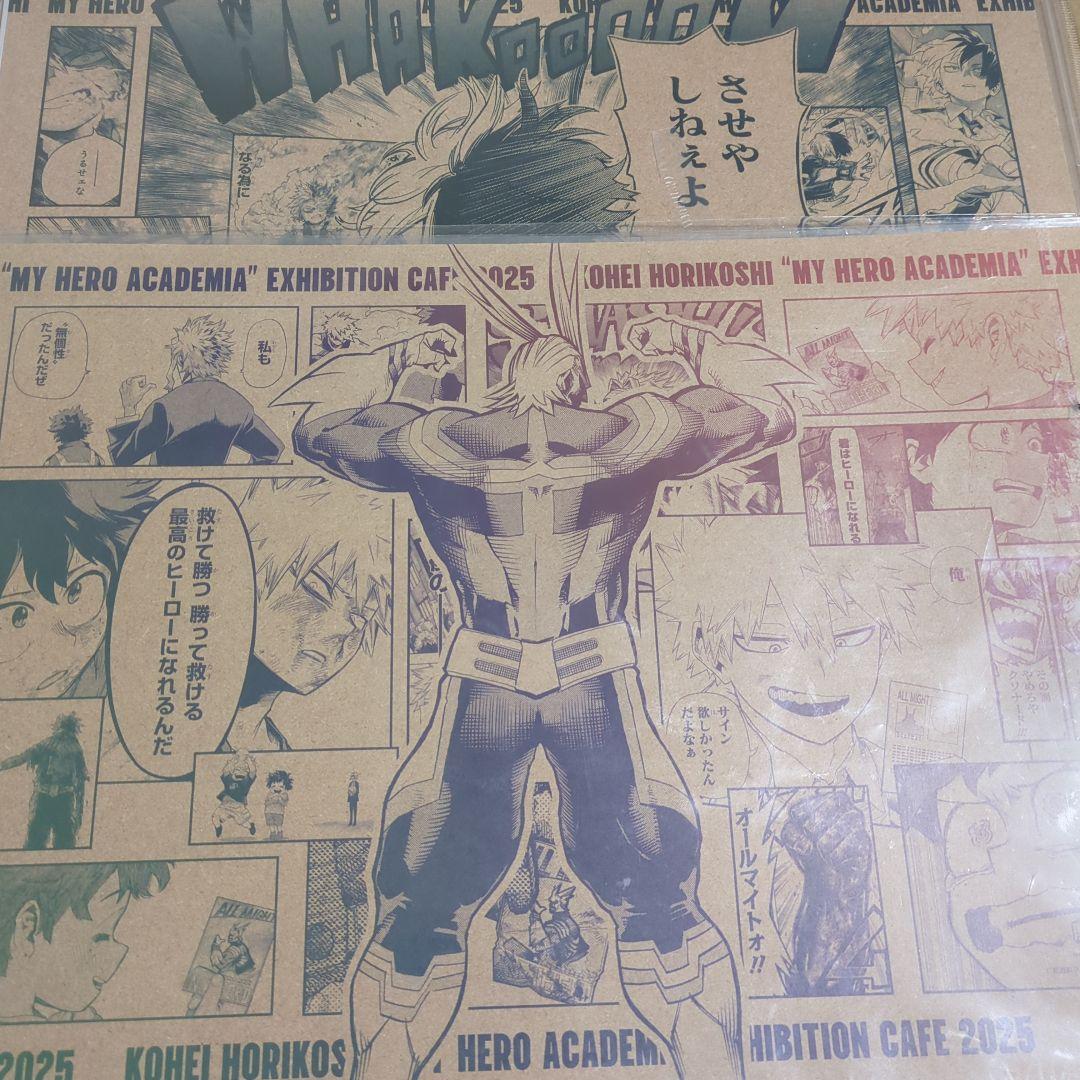 ポスター MY HERO ACADEMIA EXHIBITION CAFE 2025