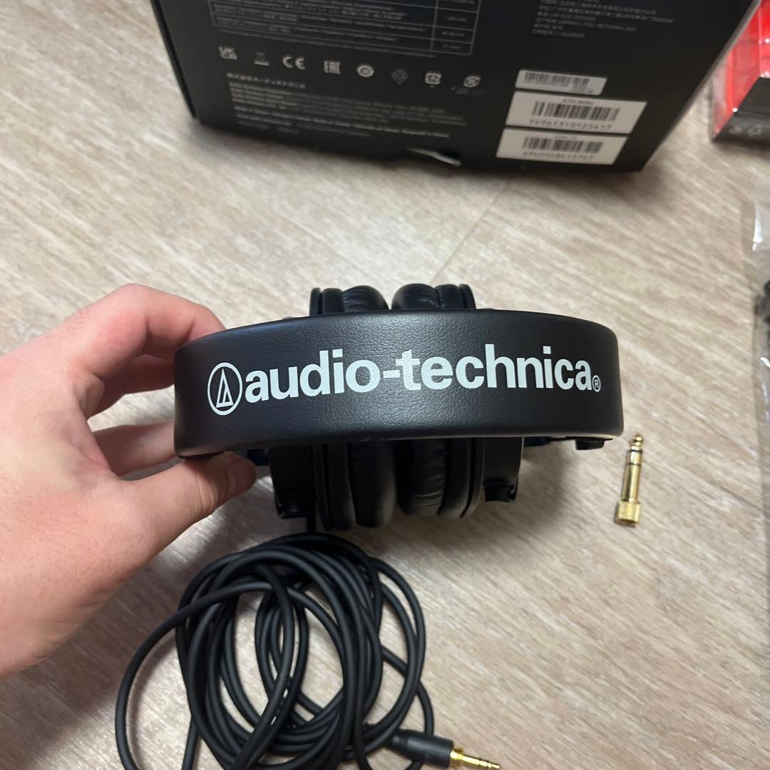audio-technica ATH-M30x ヘッドホン　ヘッドホンハンガー付