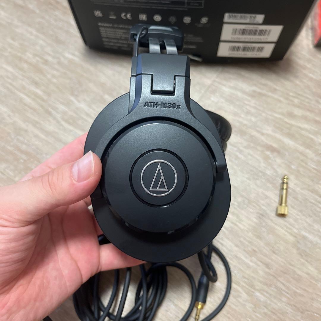 audio-technica ATH-M30x ヘッドホン　ヘッドホンハンガー付