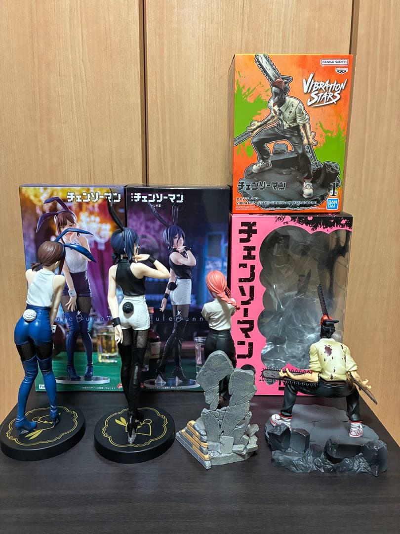 コトブキヤ　マキマ、チェンソーマン、レゼ、コベニ　フィギュア4体セット