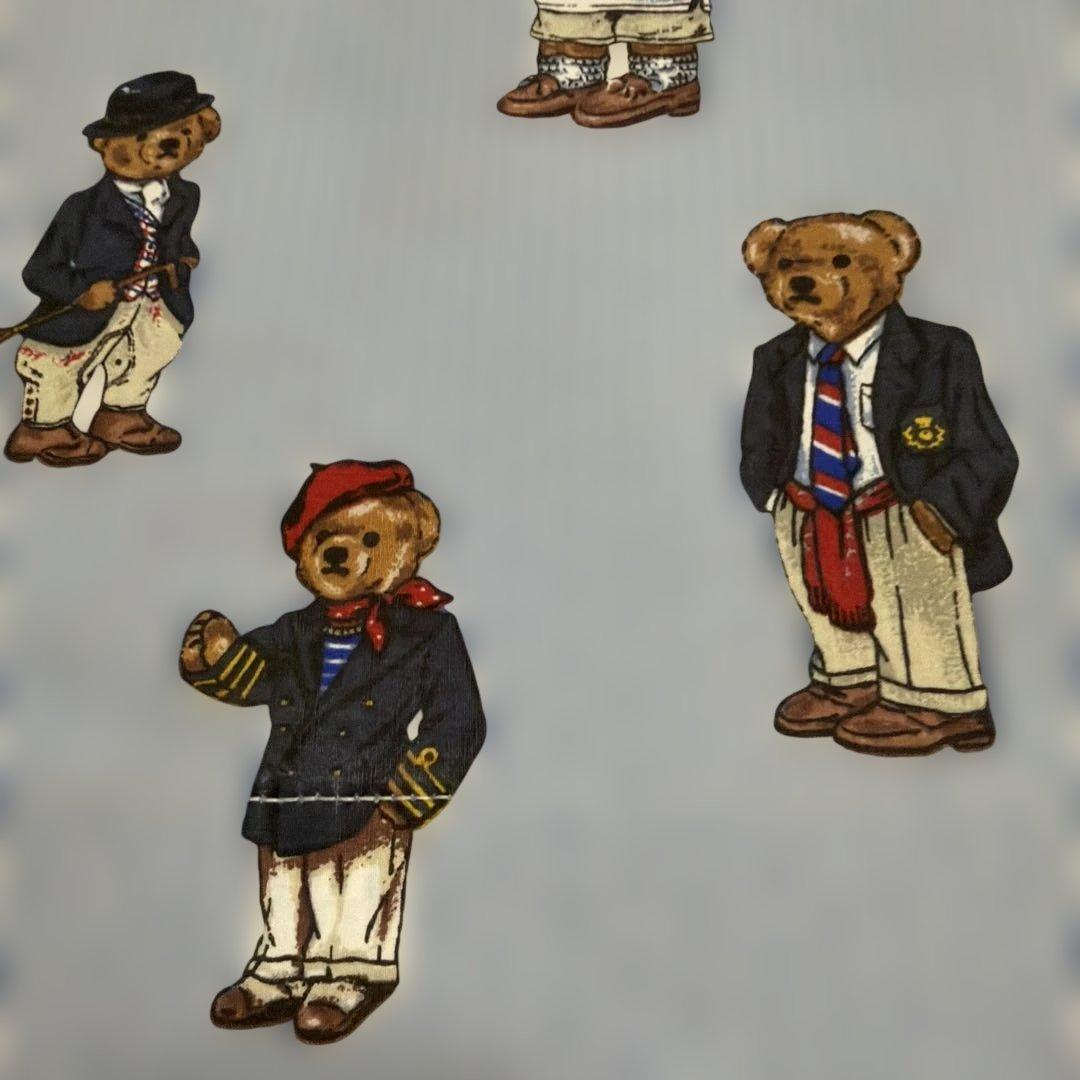 ラルフローレンベア アメリカ買い付け大判フラットシーツ