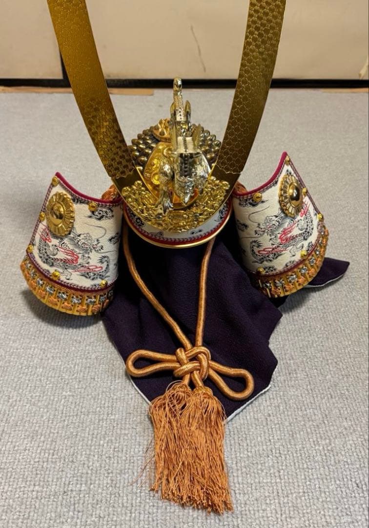 龍玉作 特製御飾兜 錦朱孫威星兜 出雲 極上28号兜