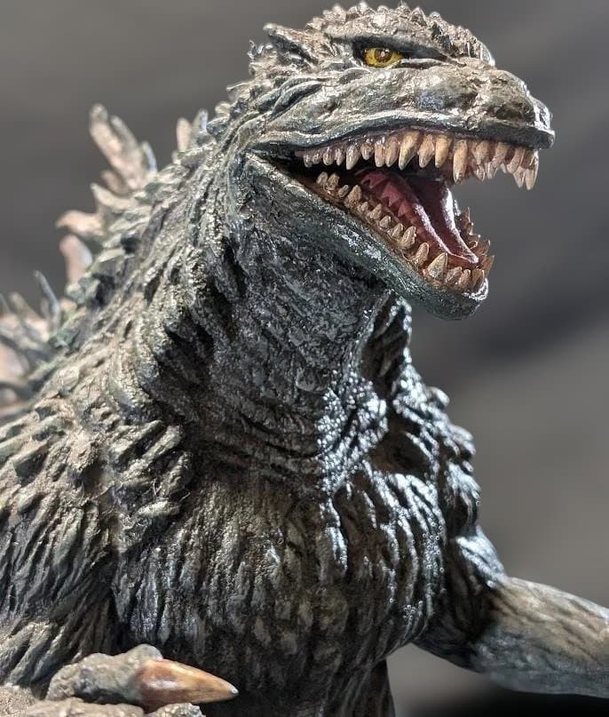 ゴジラミレニアム（ツクダホビー）ソフビフィギュア キット塗装済完成品