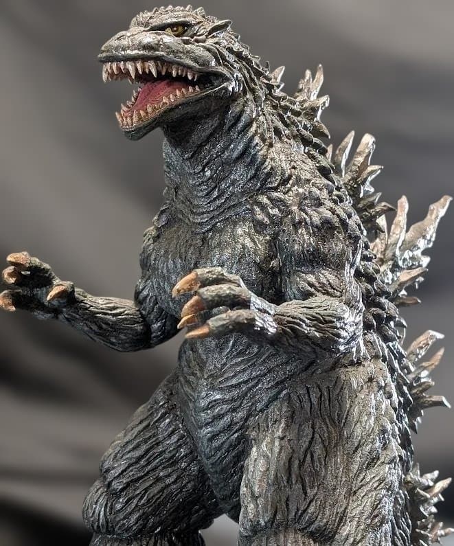 ゴジラミレニアム（ツクダホビー）ソフビフィギュア キット塗装済完成品