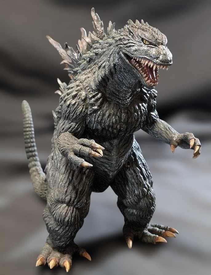 ゴジラミレニアム（ツクダホビー）ソフビフィギュア キット塗装済完成品