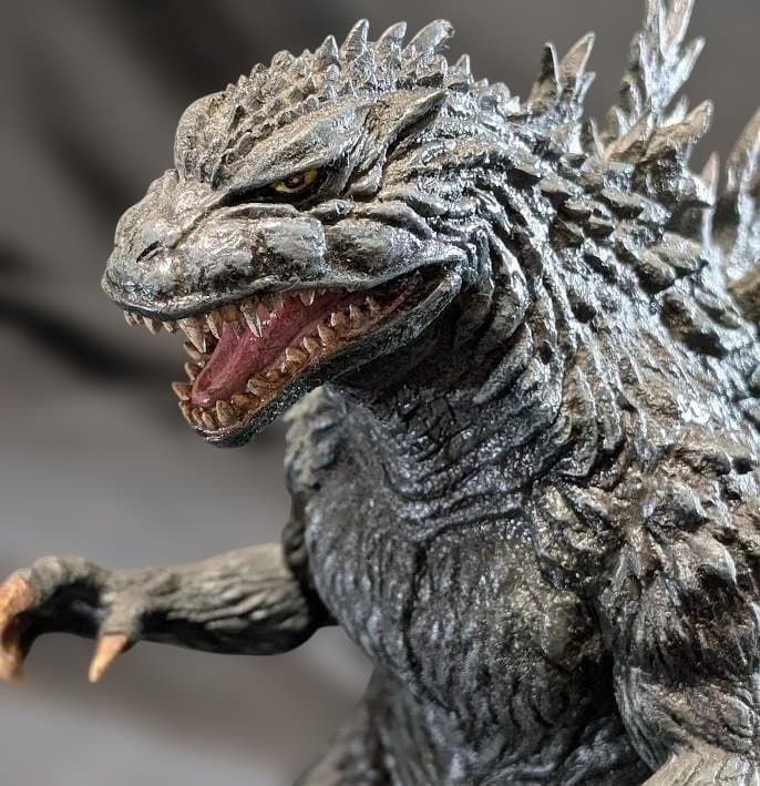 ゴジラミレニアム（ツクダホビー）ソフビフィギュア キット塗装済完成品