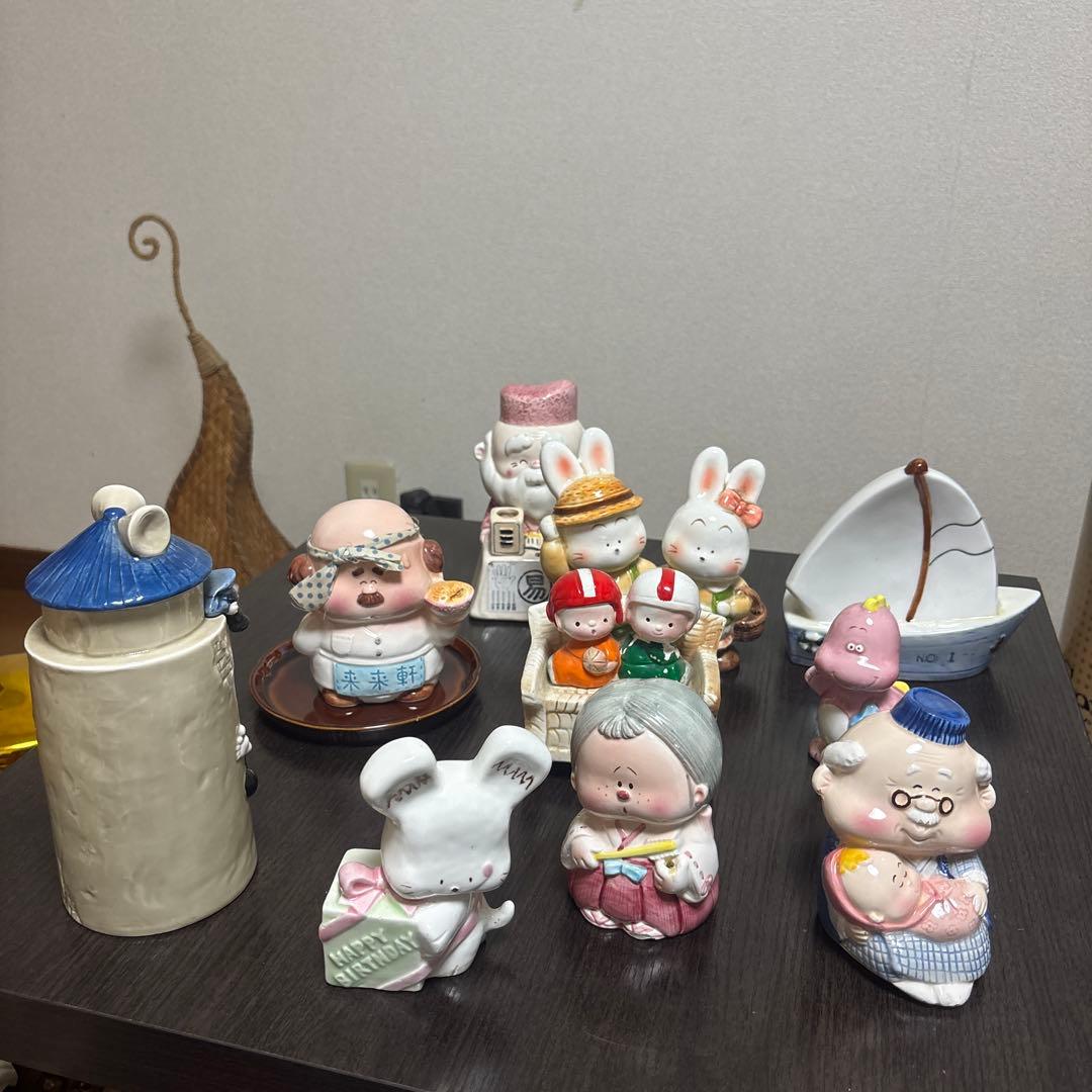 昭和レトロ 貯金箱 10点セット TOKAI 加藤工芸 KENICHI 陶器製