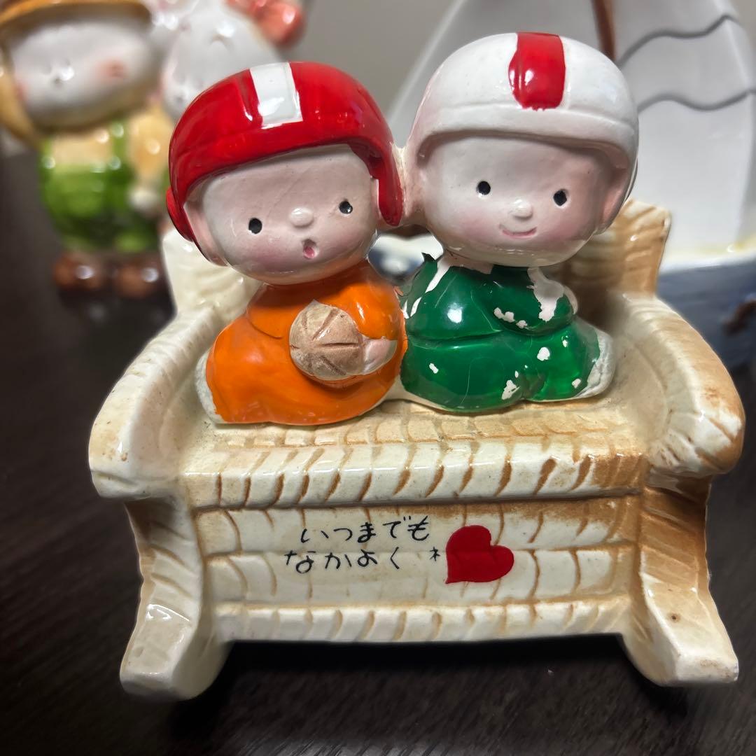 昭和レトロ 貯金箱 10点セット TOKAI 加藤工芸 KENICHI 陶器製