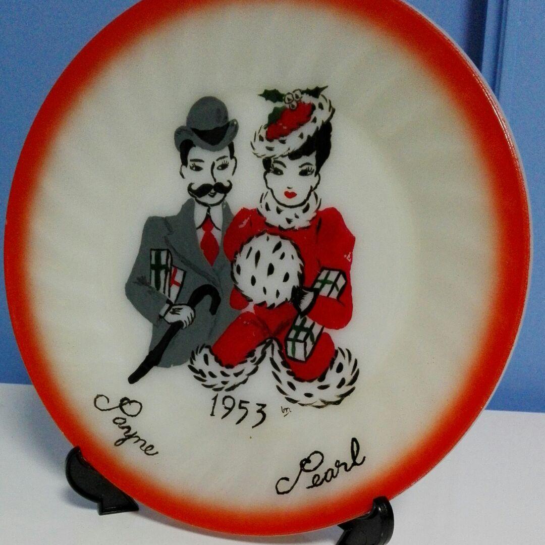 fire king ファイヤーキング　ファミリープレート