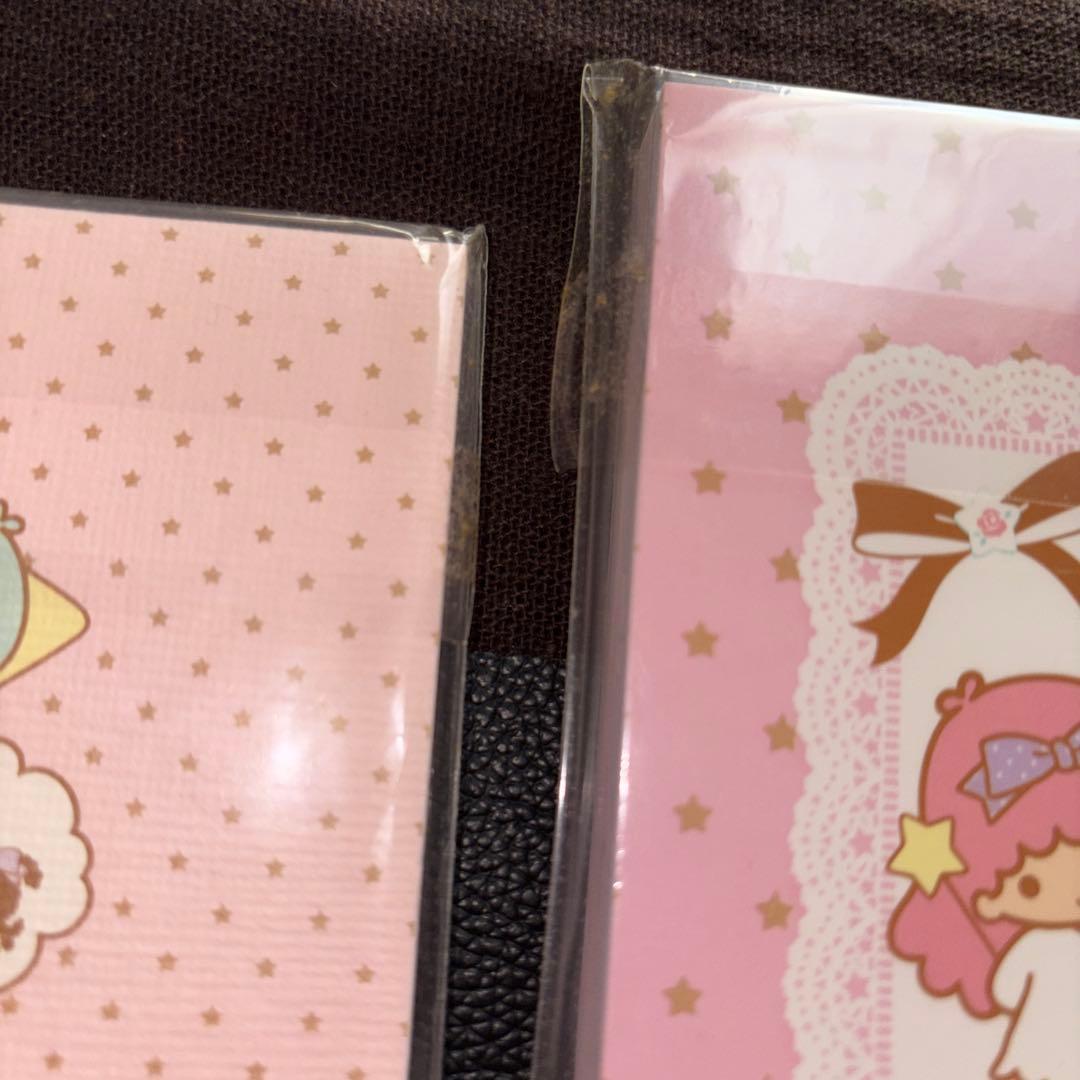 サンリオ　キキララ　リトルツインスターズ メモ帳 ゆうこりん　平成レトロ