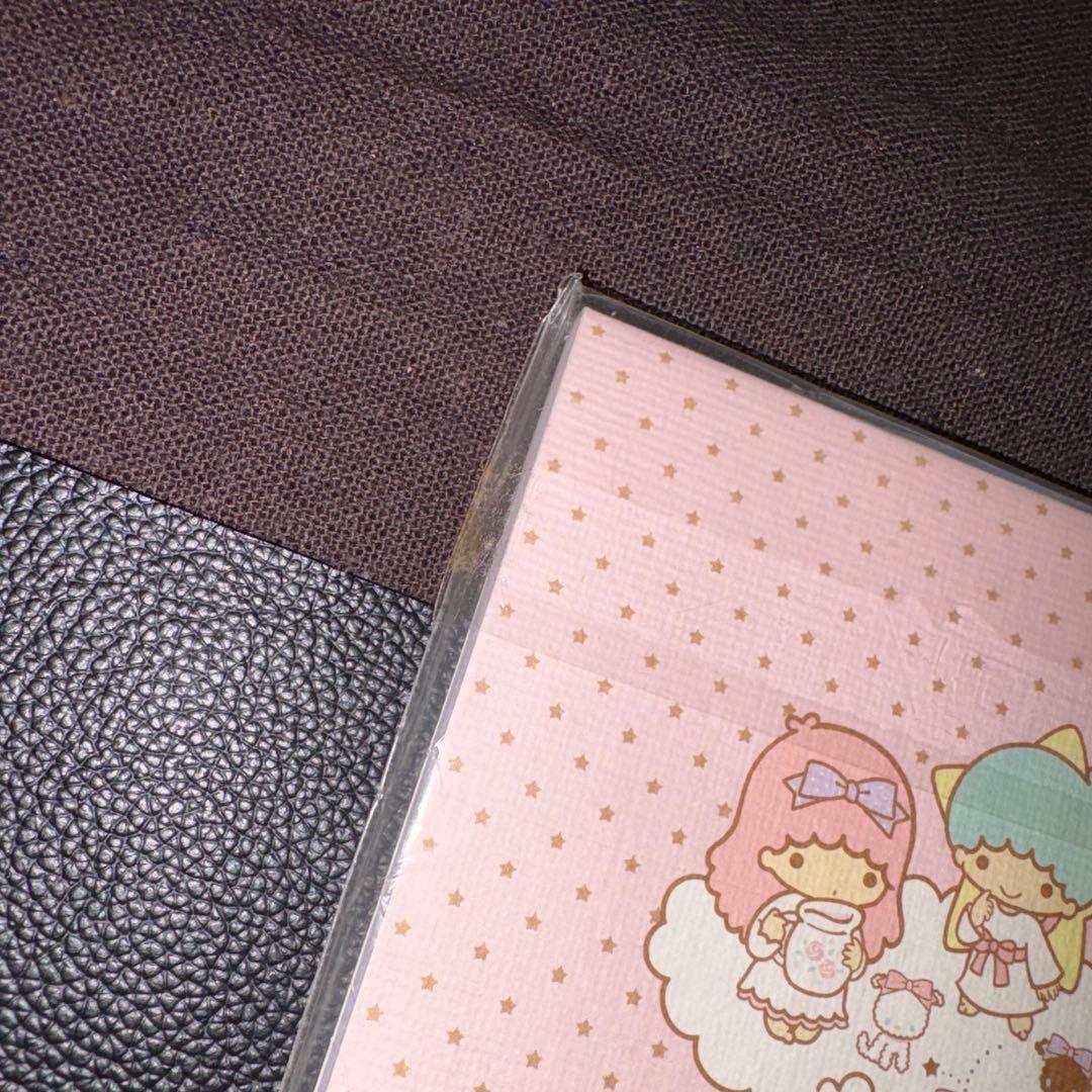 サンリオ　キキララ　リトルツインスターズ メモ帳 ゆうこりん　平成レトロ