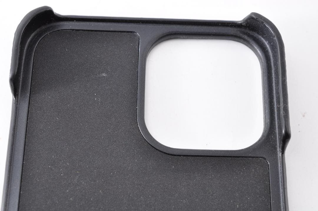 美品 COACH コーチ グレー 灰 ドットパターン iPhone15 16