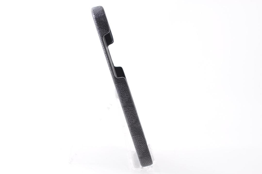 美品 COACH コーチ グレー 灰 ドットパターン iPhone15 16