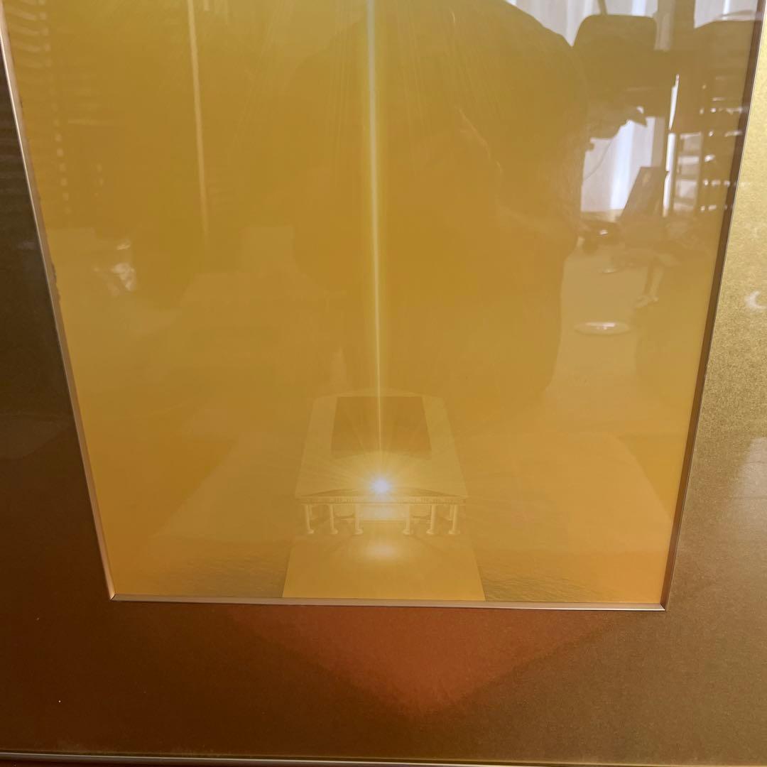 額　礼拝室に　　　75×55×2