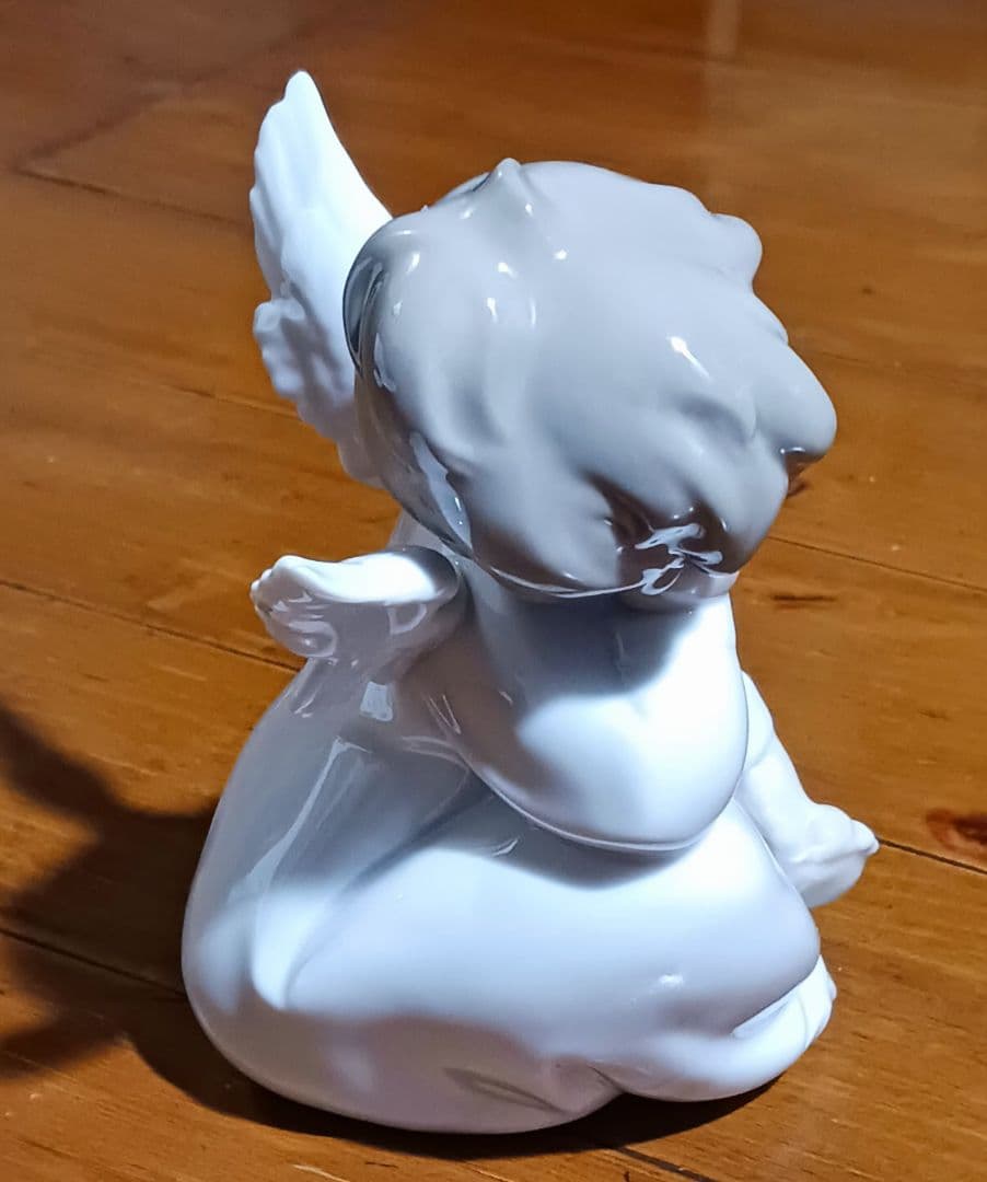 LLADRÓ 天使の考え事 陶磁器製 未使用品