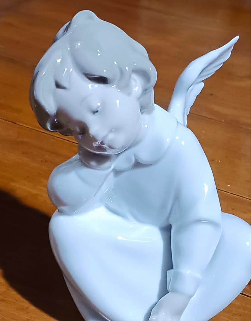 LLADRÓ 天使の考え事 陶磁器製 未使用品