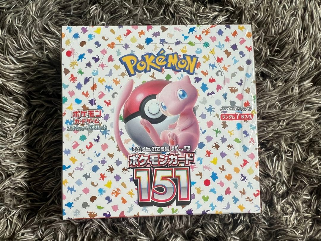 【新品・未開封】ポケモンカード151シュリンク付き