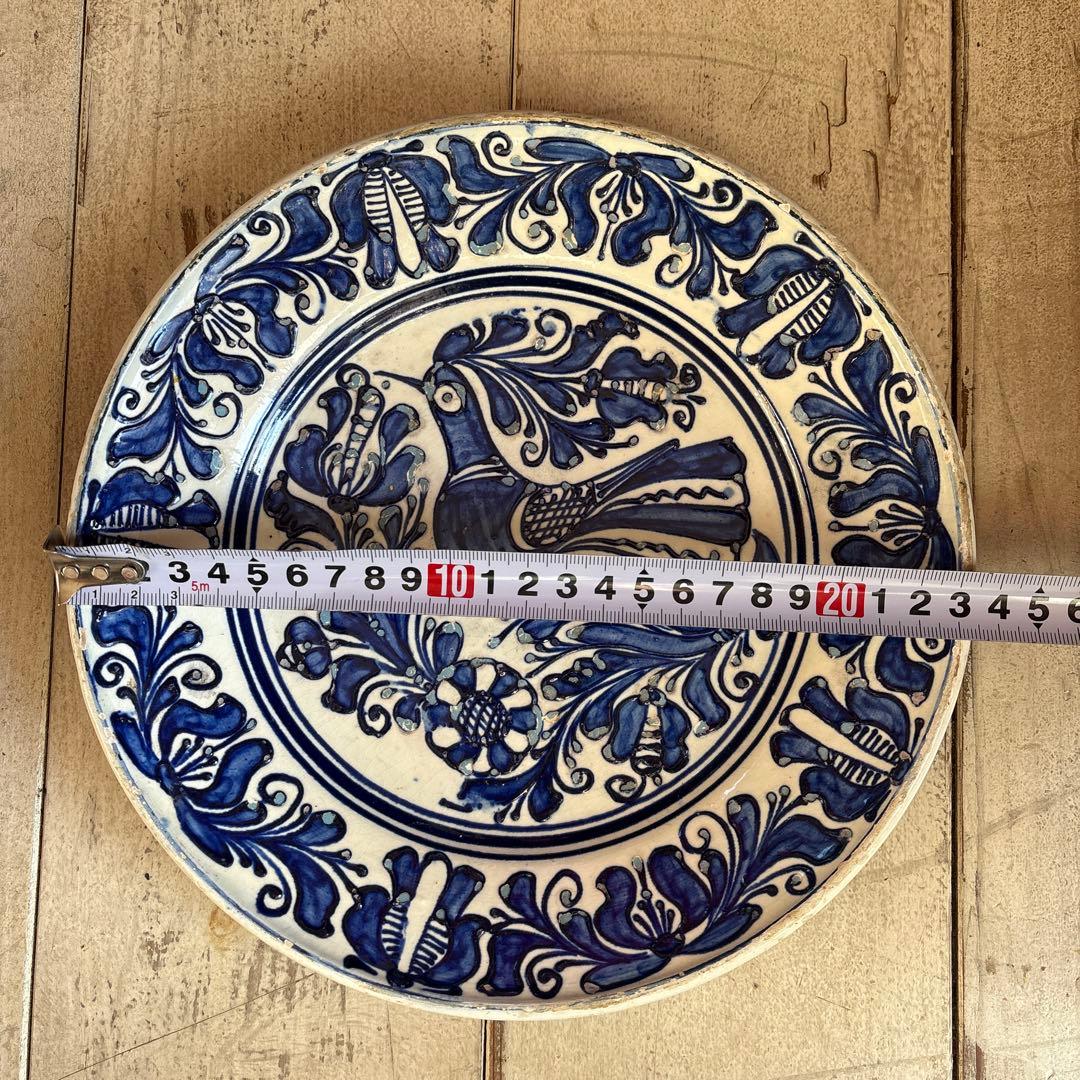 ルーマニア「コロンド焼き絵皿」