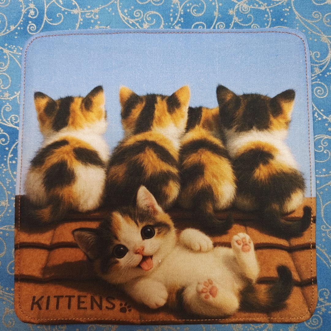 Yourelia　わんこさん柄　4重ハンカチ　ハンドメイド　18枚