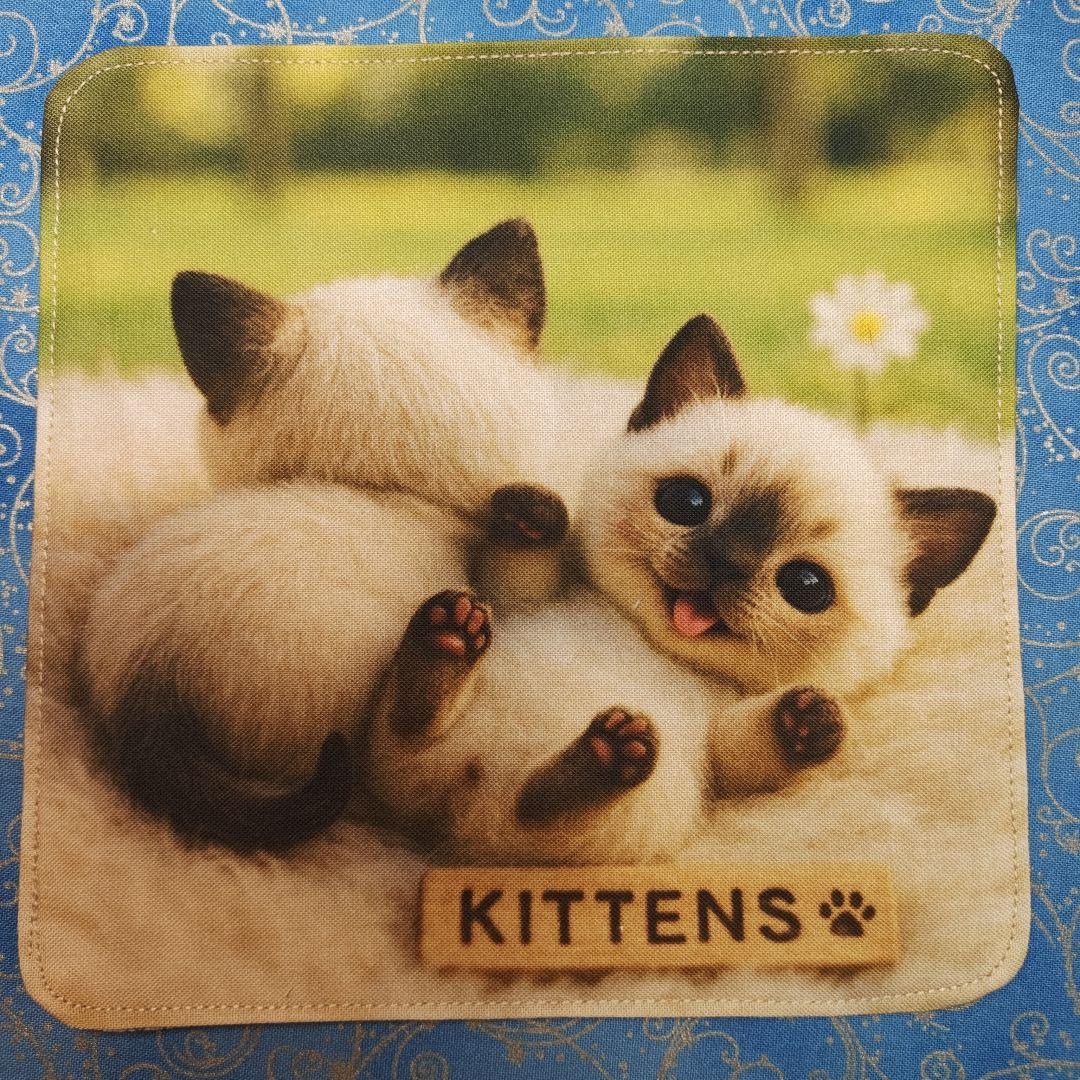 Yourelia　わんこさん柄　4重ハンカチ　ハンドメイド　18枚