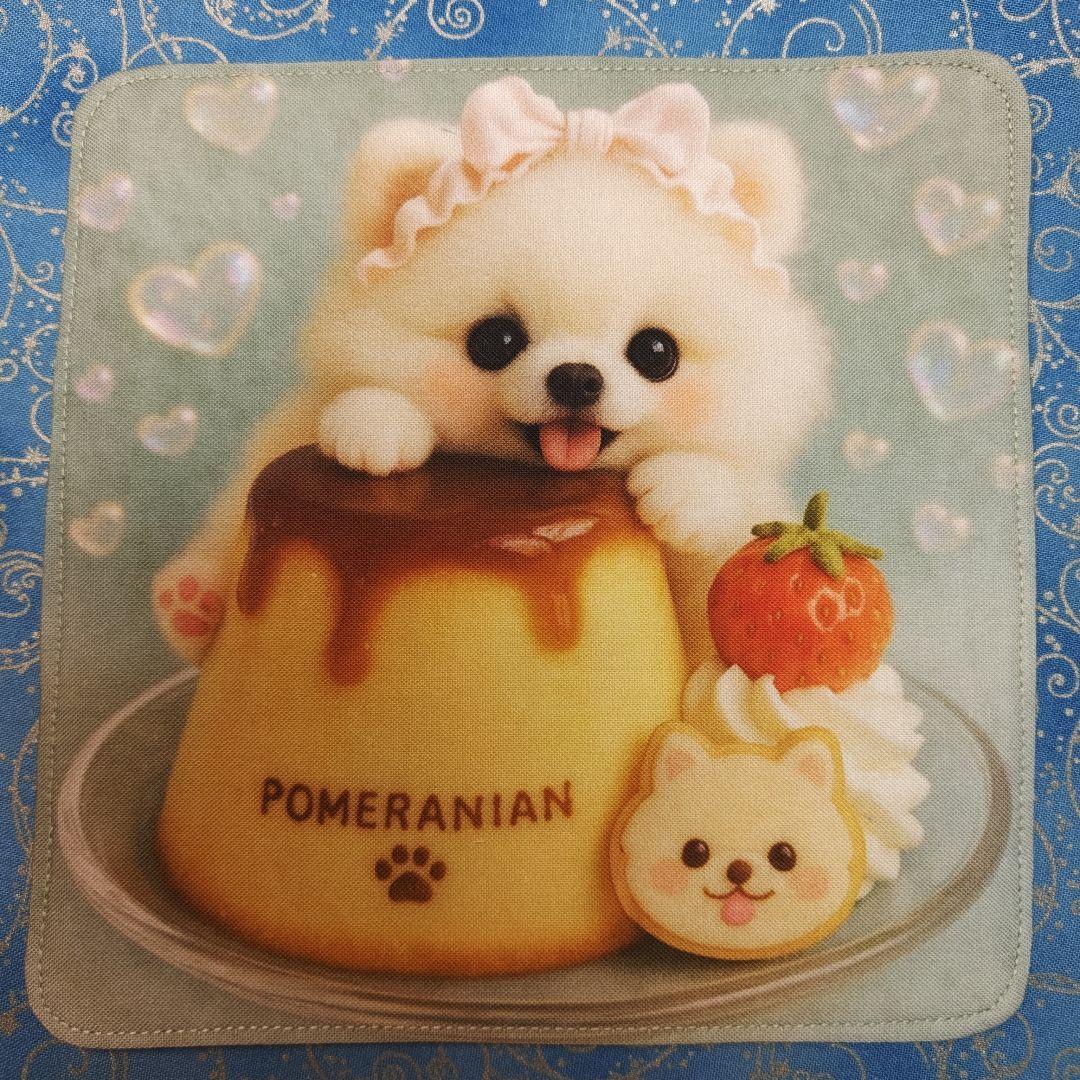 Yourelia　わんこさん柄　4重ハンカチ　ハンドメイド　18枚