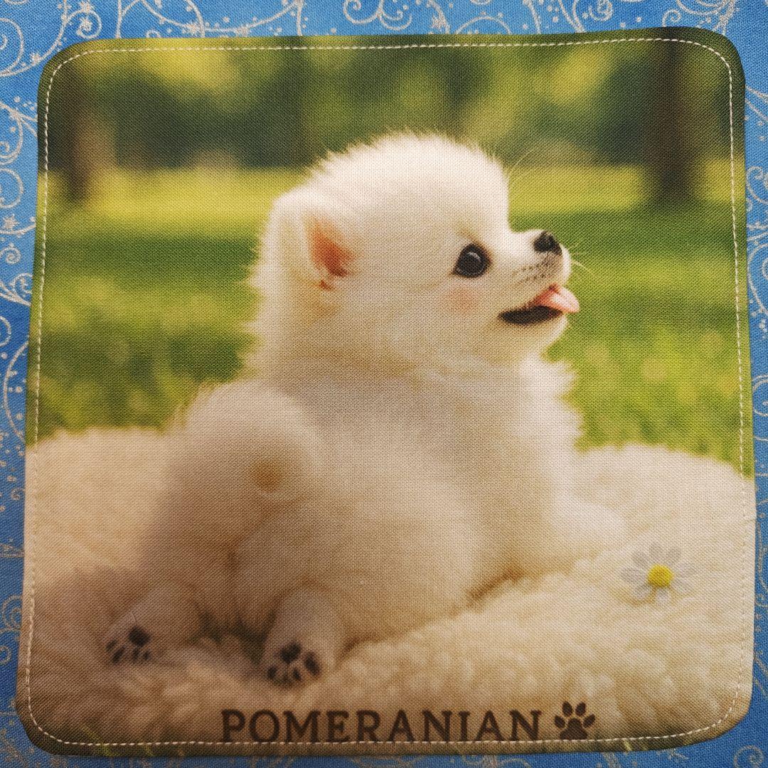 Yourelia　わんこさん柄　4重ハンカチ　ハンドメイド　18枚